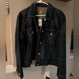 NWT AE dark wash denim jacket